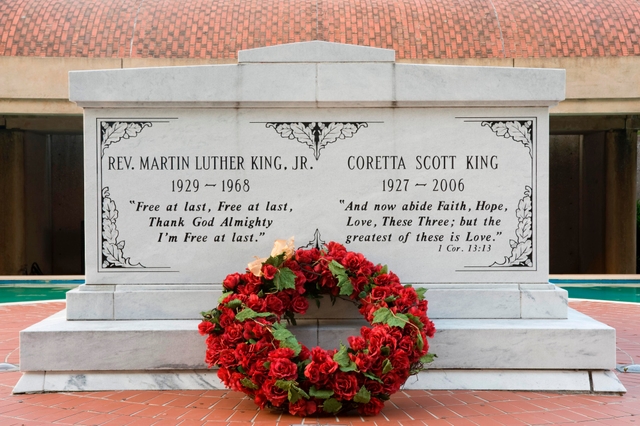 The Tomb of Dr. and Mrs. Martin Luther King, Jr.