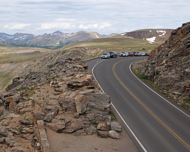 Trail Ridge Road in summer