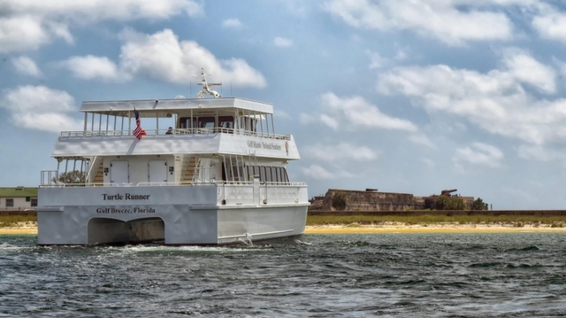 Ferry in the Pensacola Bay