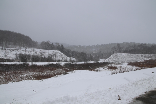 Remains of the dam