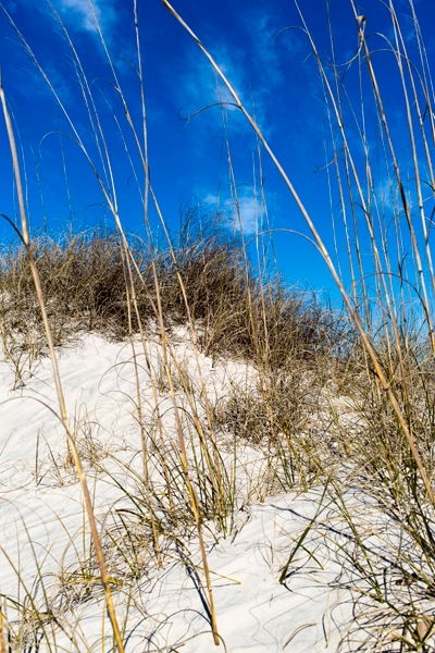 sand dune and blue sky