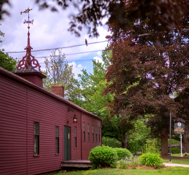 The Little Red Shop in Hopedale, MA