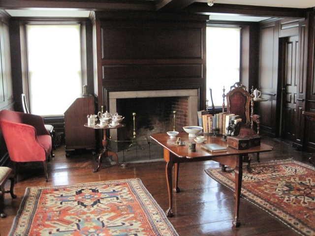 The Paneled Room located inside Old House at Peace field.
