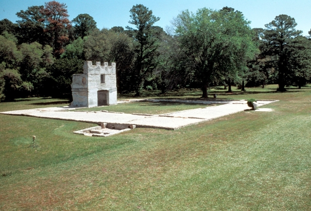 Ruin of Soldier Barracks at Fort Frederica NM