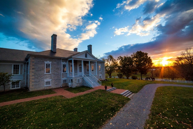 Sunrise over Belle Grove