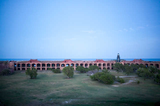 A view inside Fort Jefferson.