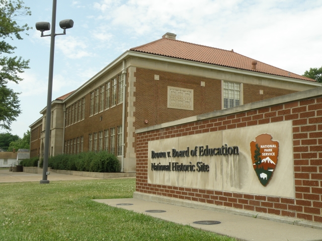 Monroe School and park visitor center