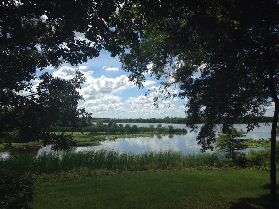 confluence of two rivers