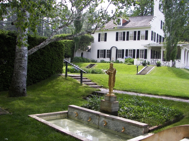 Looking toward Aspet from the Pan Garden