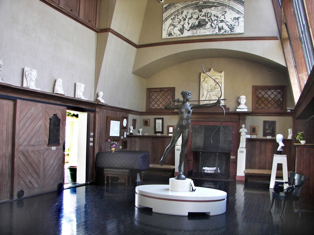 Interior of the Little Studio, Sculpture of Diana in foreground