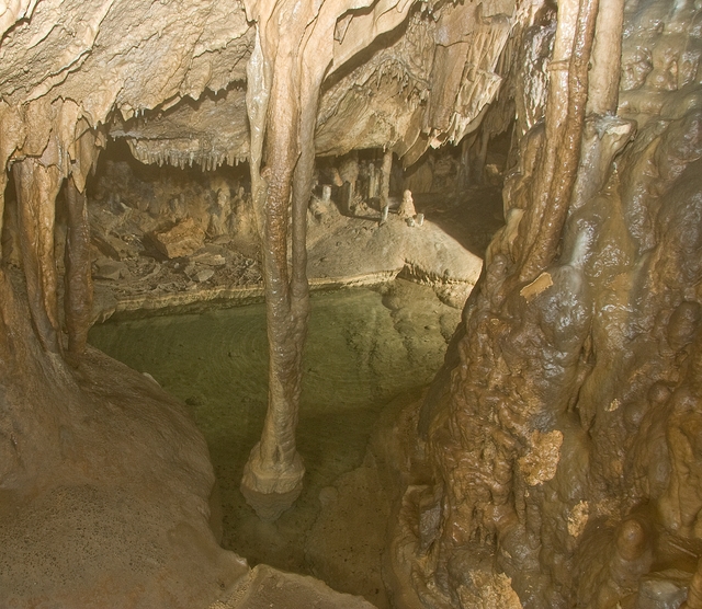 Cleopatra's Pool in the Gap Cave