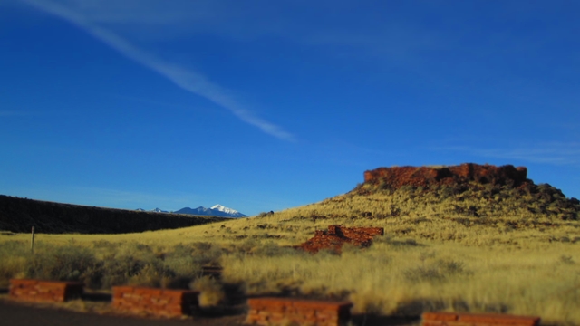 Side view of the Nalakihu and Citadel Pueblos