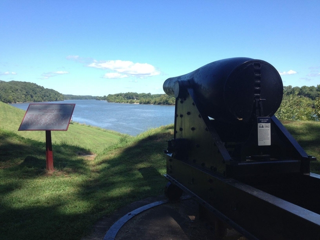 The View from the Upper River Battery