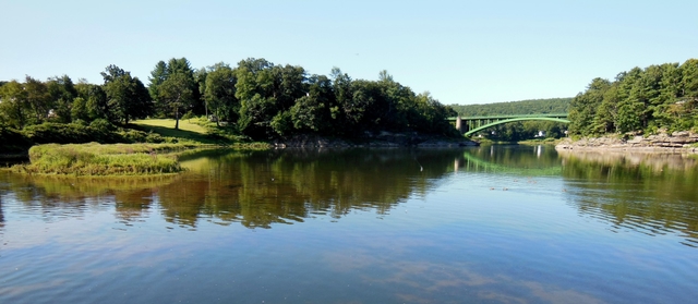 a view of the Delaware River